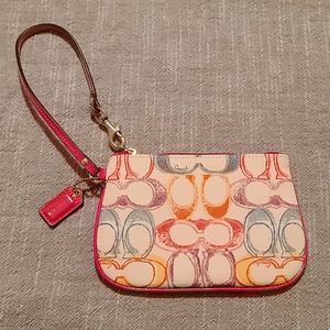 Coach Wristlet Multicolor